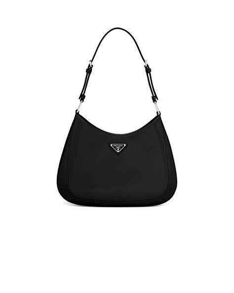 borsa a spalla prada cleo in pelle spazzolata|Borsa a spalla Cleo Small in pelle in Bianco .